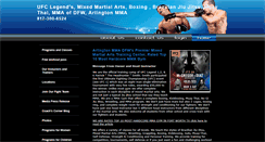 Desktop Screenshot of dfwmma.com